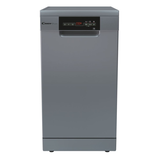 Candy CRPD 2D1047X Brava mosogatógép 10 terítékes, E energiaosztály, 7 program, digitalis kijelző, inox