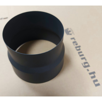 Szűkítő 120-105-re 0.5mm fekete füstcső szűkítő 15282