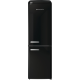 Gorenje ONRK619DBK Retro alulfagyasztós kombinált hűtőszekrény, fekete,204/96L, 194cm magas