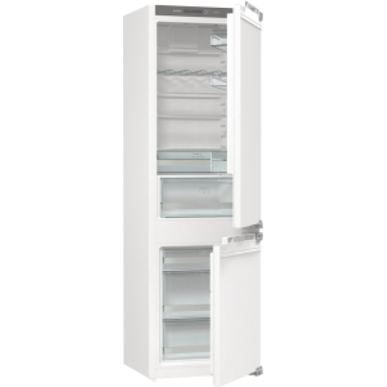 Gorenje RKI218EA0 beépíthető kombinált alulfagyasztós hűtőszekrény,187/71L