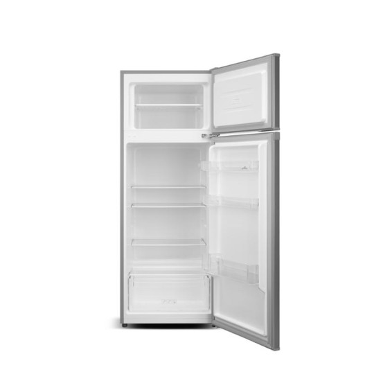 Eta 254790010E felülfagyasztós hűtőszekrény, 169/37L, 54.5x55.5x142.6 cm, inox 