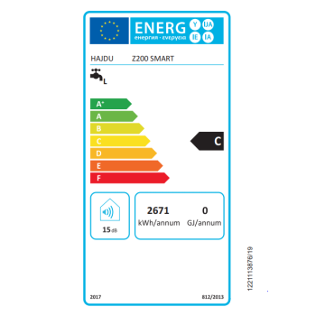 Hajdu Z200 Smart elektromos forróvíztároló, villanybojler