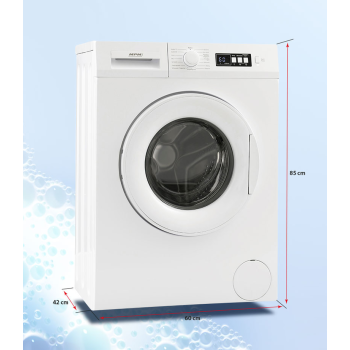 MPM MPM-4610-PV-37 elöltöltős mosógép 6 kg, 60x42x85 cm