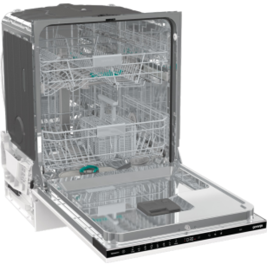 Gorenje GV672C61 beépíthető mosogatógép 60cm Total Dry funkcióval, 14 teríték, fehér