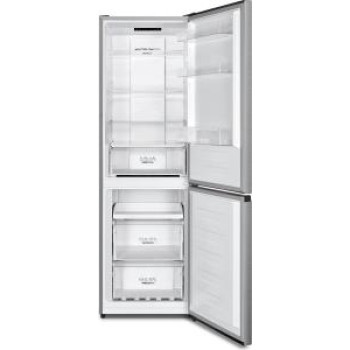 Gorenje NRK619EPXL4 No Frost Plus alulfagyasztós kombinált hűtőszekrény, 207/97L,inox, 59.5x59x186 cm 