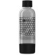 SodaCo Bajonett záras szénsavasító flakon otthoni SodaCo King szódagéphez, 1 liter, fekete