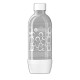 SodaCo szénsavasító flakon otthoni SodaCo Basic és Royal szódagéphez, 1 liter, fehér