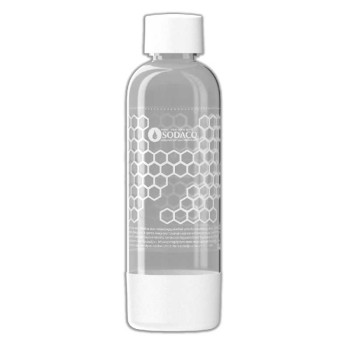 SodaCo Bajonett záras szénsavasító flakon otthoni SodaCo King szódagéphez, 1 liter, fehér