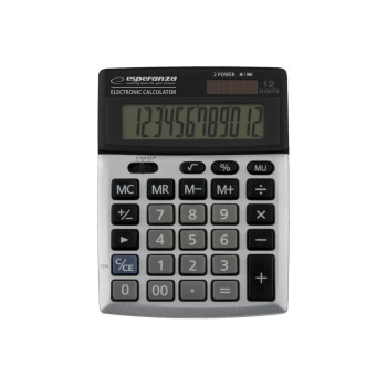 Esperanza ECL102 Newton 12 számjegyes asztali számológép 