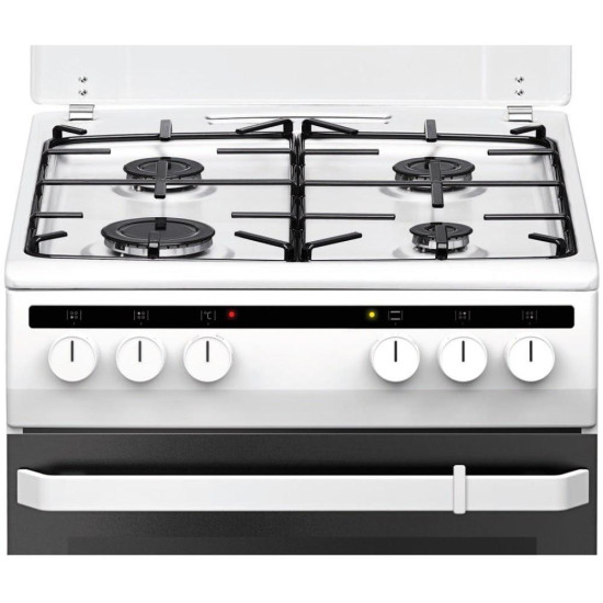 Amica 55343 kombinált tűzhely fehér kombinált 9 programos légkeveréses, 50x60x85 cm 