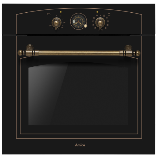 Amica TR110TB beépíthető sütő fekete retro