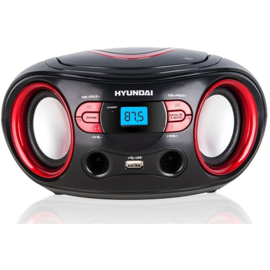 Hyundai TRC533AU3BR CD-s rádiómagnó CD-R/RW USB, AUX bemenet, lcd kijelző