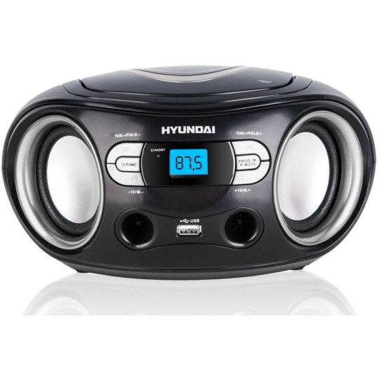 Hyundai TRC533AU3BS CD-s rádiómagnó usb, aux, CDR/RW, LCD kijelző