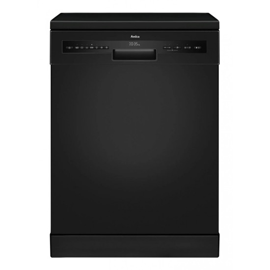 Amica DFM66C8EOiBH mosogatógép 14 terítékes,fekete,60cm 