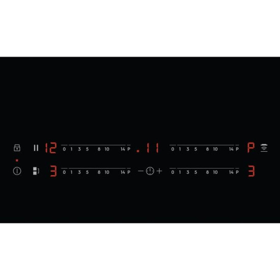 Eelctrolux EIV634 beépíthető indukciós főzőlap Hob2Hood, Bridge funkció, csúszkás érintővezérlés