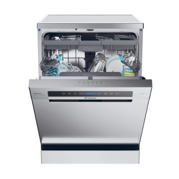 Candy CF5C7F1X mosogatógép, 15 terítékes, 8program, érintőkijelző, inox, Speed-Drive Inverter motor, C energiaosztály