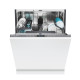 Candy CI4C6F0PA teljesen integrált mosogatógép 14 teríték, Speed-Drive Inverter motor