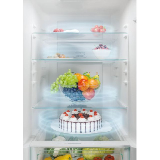 Candy CCE7T618EW Total No Frost Circle+ alulfagyasztós kombinált hűtőszekrény,távezzérlés és extra tartalom (WiFi), E energiaosztály, 341L