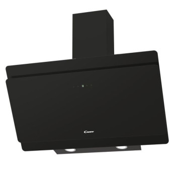 Candy CVMA60N beépíthető falra szerelhető kürtős konyhai elszívó,LED világítás, Glass, fekete szín