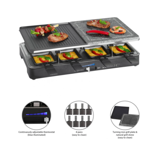 Clatronic RG3518 raclette grill 1200-1400W 