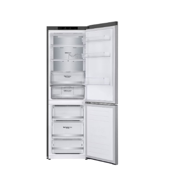 LG GBB71PZVGN alulfagyasztós kombinált hűtőszekrény, DoorCooling⁺™ technológia, 341L kapacitás, Total No Frost funkcióval