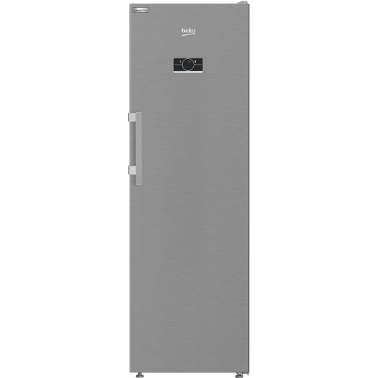 Beko B5RMLNE444HX No Frost egyajtós hűtőszekrény gyöngyszínű acél szín,186.5cm magas, inverteres kompresszor