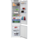Beko BCNA306E4SN No Frost beépíthető alulfagyasztós kombinált hűtőszekrény, inverteres kompresszor,215/69L