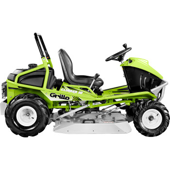 Grillo CLIMBER 10 AWD 22 4WD 8010AH Briggs motoros négykerék-meghajtású fű és bozótvágó traktor lejtős, csökkent tapadású terepre, cserjés és magas füves területekhez