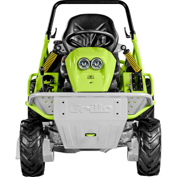 Grillo CLIMBER 10 AWD 27 4WD 8011AQ Briggs motoros négykerék-meghajtású fű és bozótvágó traktor lejtős, csökkent tapadású terepre, cserjés és magas füves területekhez