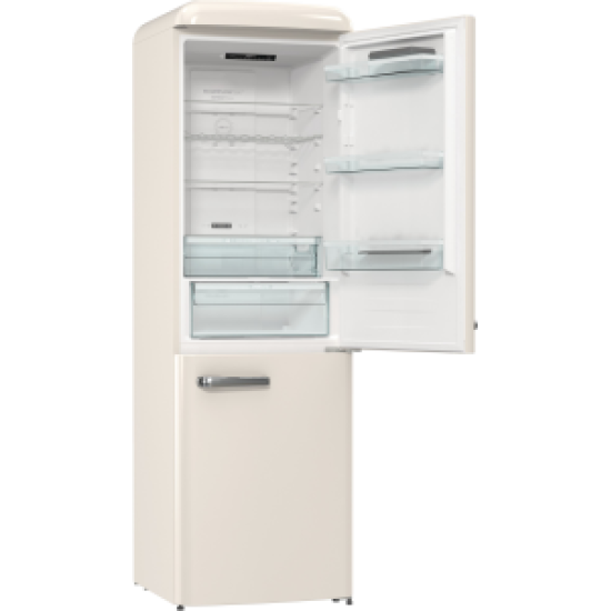 Gorenje ONRK619DC No Frost Plus alulfagyasztós kombinált hűtőszekrény, 204/96L, pezsgő szín 