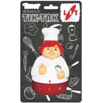 LIT TIK TAK konyhai időzítő, szakácsnő figurás 994444
