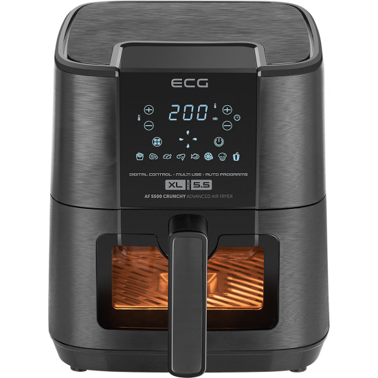 ECG AF5500 Crunchy 5,5 l forrólevegős sütő BIO fritu 