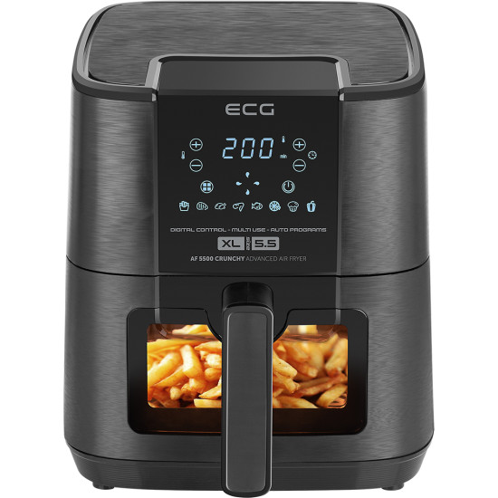 ECG AF5500 Crunchy 5,5 l forrólevegős sütő BIO fritu 