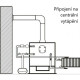 Pro-Termo Alpina boiler 30 fehér vízteres csempés 30 kW kandalló