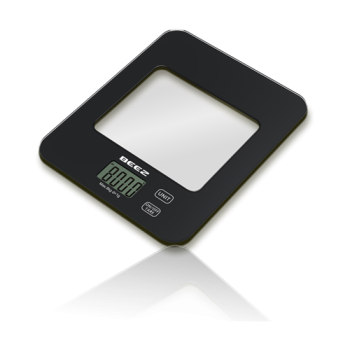Beez SK-L-5030 slim üveglapos konyhamérleg, extra nagy méréshatár 8000g