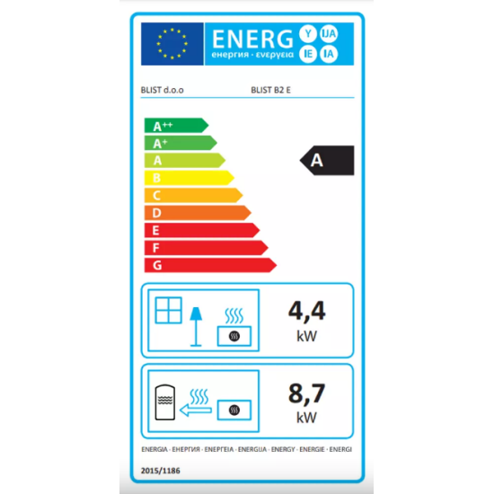 Warnex Blist B2 E vízteres kandalló 13,1kW