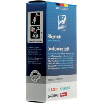 Bosch speciális kondicionáló olajjal impregált kendő rozsdamentes felületekhez 5db 