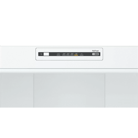 Bosch KGN36NWEA No Frost alulfagyasztós kombinált hűtőszekrény, 216/89L,MultiBox 