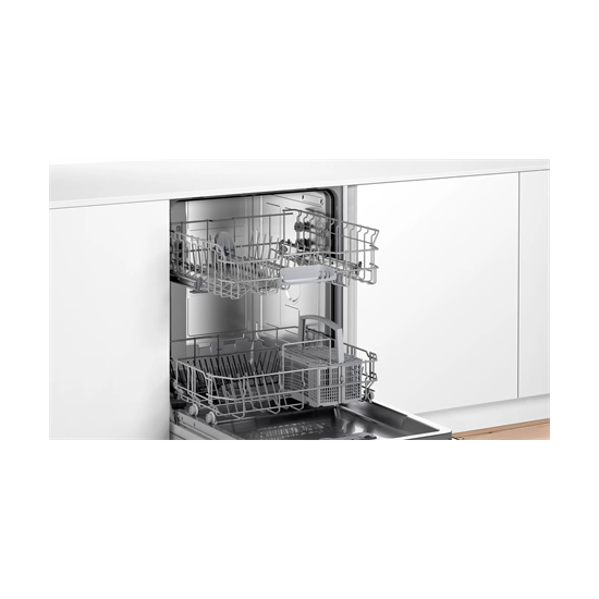 Bosch SMI2ITS33E Home Connect beépíthető mosogatógép, 12 teríték, 60cm, nemesacél