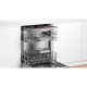 Bosch SMV4EVX14E teljesen beépíthető mosogatógép 13 terítékes, 60cm, fehér 