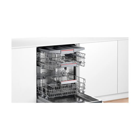 Bosch SMV6ZCX00E teljesen beépíthető mosogatógép 14 terítékes, 60cm, fehér 