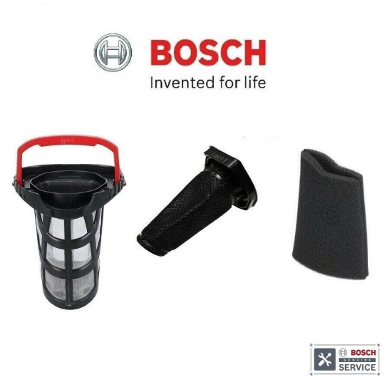 Bosch 3 részes szűrőkészlet BBH21621 21632 21633 BBH2RB20GB típusokhoz 