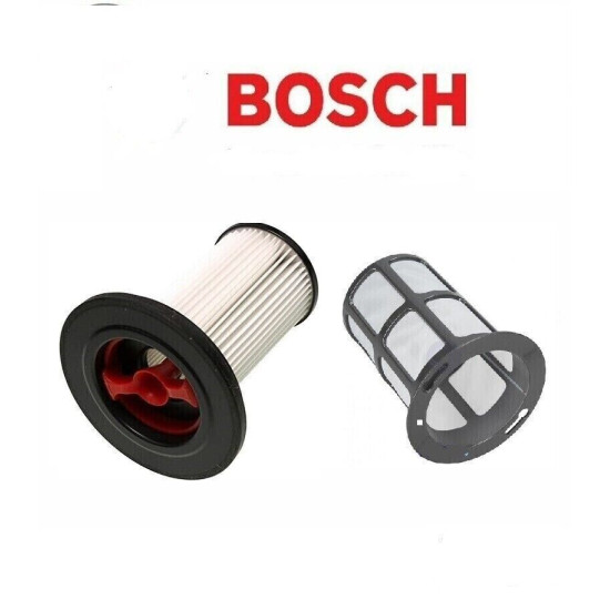 Bosch szűrő szett 1db BCS1 hepa filter 12023349, 1db szűrő védő 12023350