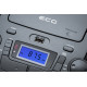 ECG CDR 1000 hordozható CD-S rádió titán ezüst szín