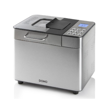 Domo B3971 automata kenyérsütő gép adagoló nyílással, fekete inox színű 