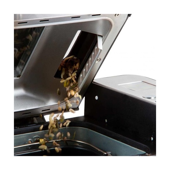 Domo B3971 automata kenyérsütő gép adagoló nyílással, fekete inox színű 