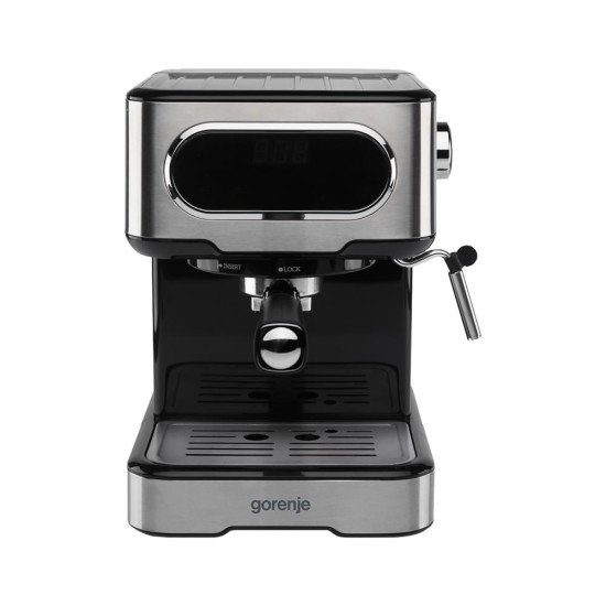 Gorenje ESCM15DBK kávéfőző 15BAR, inox-fekete szín
