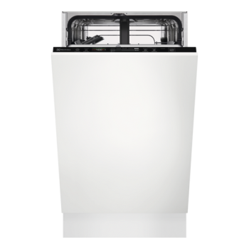 Electrolux EES42210L teljesen beépíthető keskeny mosogatógép, inverter motor, 9 terítékes, automatikus ajtónyitás, 44.8x55x81.8 cm 