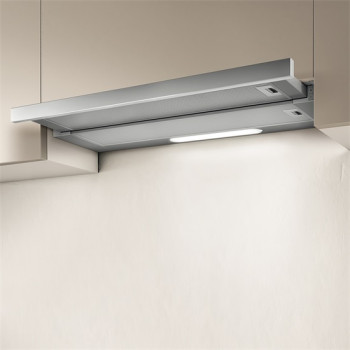 Elica Elite14 Lux GRIX/A/60 PRF0037989B beépíthető kihúzható konyhai elszívó,60cm széles,inox/fekete üveg