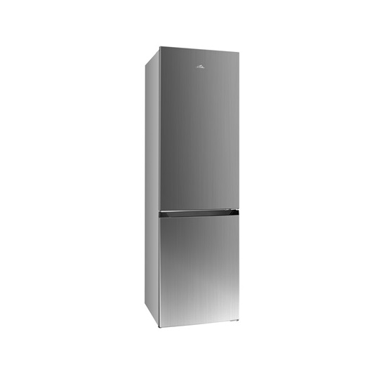 Eta 275090010E alulfagyasztós kombinált hűtőszekrény,253L,180cm magas,60cm mély,inox, Led belső világítás, No Frost technologia,